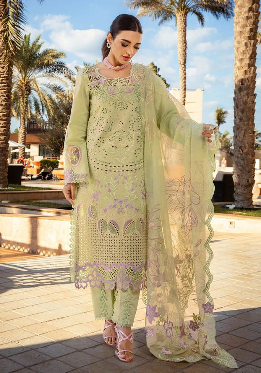 Embroidered Lawn Suits Unstitched 3 Piece Unstitched - Ayleen - 00004