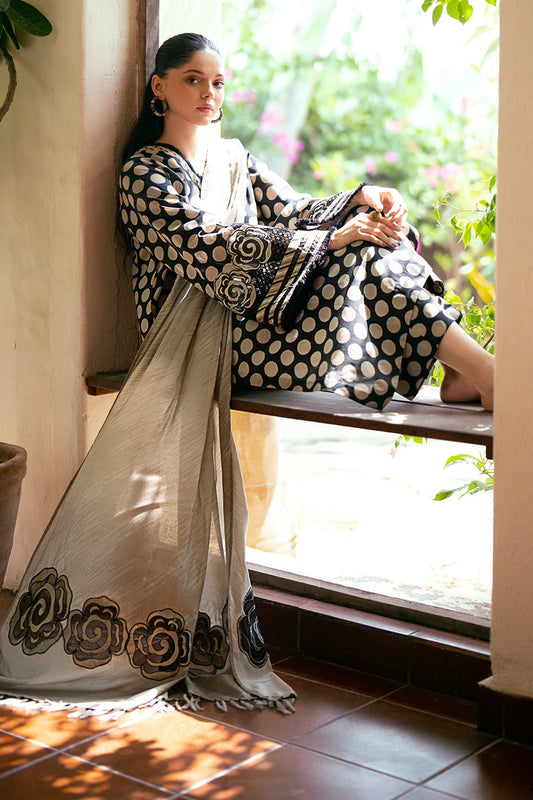 BAROQUE KHADDAR SLUB 3PIECE