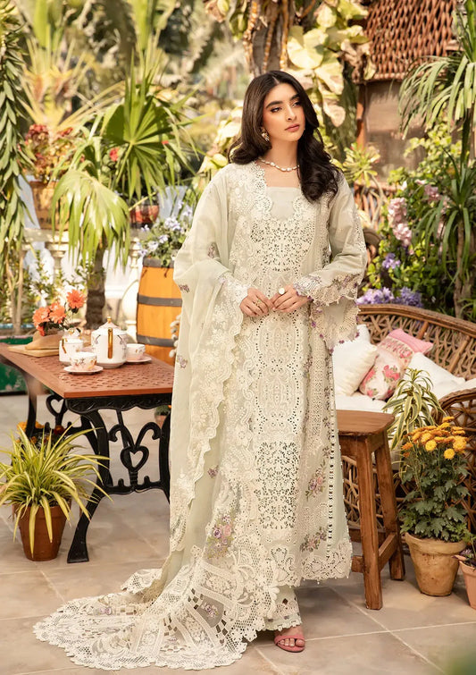 ELAF DHANAK EMBROIDERED 3PIECE