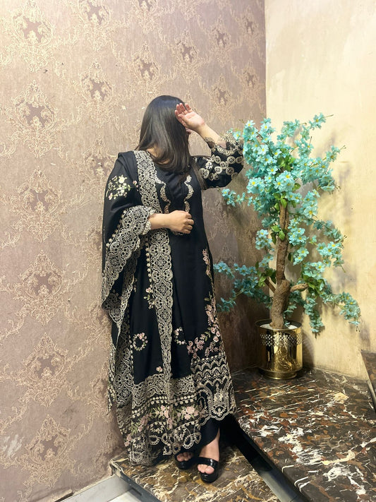 KAHF DHANAK EMBROIDERED 3PIECE