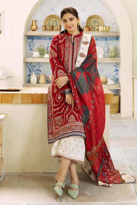 ZARA SHAH JAHAN EMBROIDERD 3PIECE