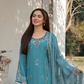 Embroidered Lawn Suits Unstitched 3 Piece Unstitched - ALLYs - 00013